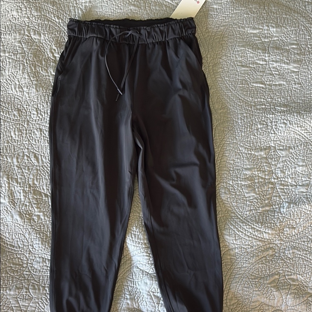 Lululemon Athletica Black Joggers with Tapered Ankles